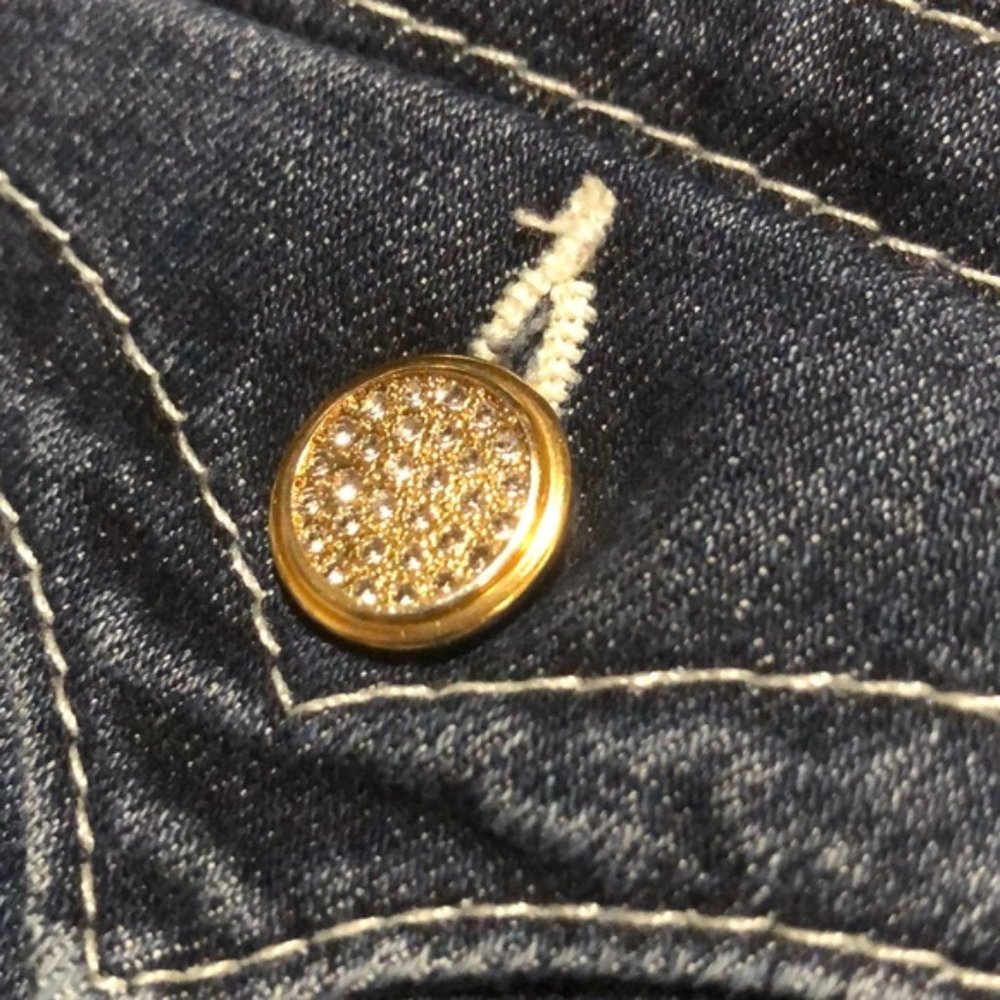 AUTHENTIC TRUE RELIGION JULIE SKINNY JEANS 31x29 MADE IN USA 🇺🇸 - Picture 13 of 13
